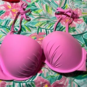Aerie Bright Pink Bikini Top